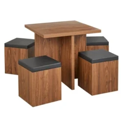5pc Howard Dining Set With Storage Ottoman - Buylateral -Buylateral GUEST 0957cbe6 aa72 40d7 8b8a 2795a33fce06