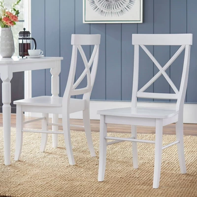Set Of 2 Albury Cross Back Dining Chairs - Buylateral 8 Set Of 2 Albury Cross Back Dining Chairs - Buylateral - Image 8