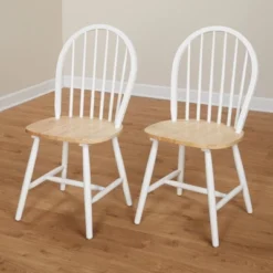 3pc Chester Tile Top Dining Set White/Natural - Buylateral 9 3pc Chester Tile Top Dining Set White/Natural - Buylateral -Buylateral GUEST 1065e95a 94e1 418b 84b5 879707f12ee5