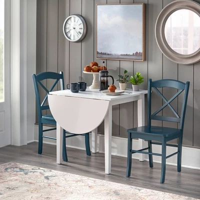 3pc Tiffany Extendable Dining Table Set - Buylateral 2 3pc Tiffany Extendable Dining Table Set - Buylateral - Image 2