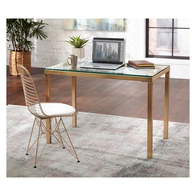 Manhattan Desk Gold - Buylateral 1 Manhattan Desk Gold - Buylateral