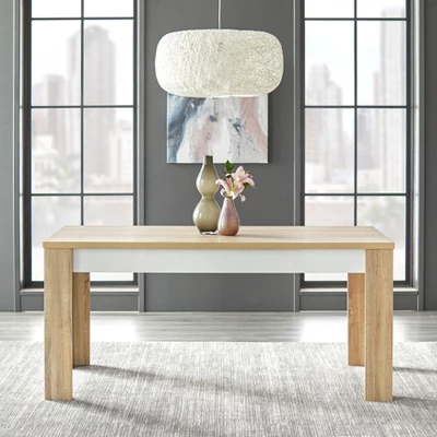 Mandy Dining Table Natural/White - Buylateral 1 Mandy Dining Table Natural/White - Buylateral