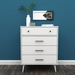 Maylis 4 Drawer Dresser Mellow White - Buylateral -Buylateral GUEST 3aa3a513 5faa 4664 b508 fe457f1f1e97