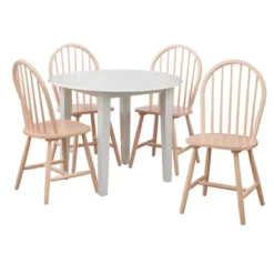 5pc Chadwick Drop Leaf Dining Set With 4 Windsor Chairs - Buylateral 18 5pc Chadwick Drop Leaf Dining Set With 4 Windsor Chairs - Buylateral -Buylateral GUEST 3ca3ad3c 0351 4d92 b565 ce344ad3c6cd
