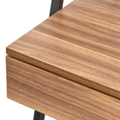 3pc Denton Ladder Desk And Shelf Walnut/Black - Buylateral -Buylateral GUEST 495422f2 14c5 454e ae48 251ff3b609d3