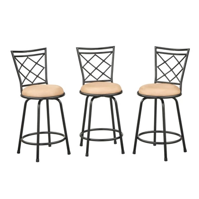 Set Of 3 Avery Adjustable Metal Barstool - Buylateral 4 Set Of 3 Avery Adjustable Metal Barstool - Buylateral - Image 4