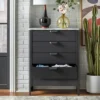 Keely 5 Drawer Chest Charcoal Gray - Buylateral