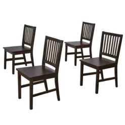 Set Of 4 Contemporary Shaker Dining Chairs - Buylateral -Buylateral GUEST 52222545 b1af 45f6 a108 1cdbc48d83cf
