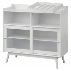 Dublin Bar Cabinet With Sliding Glass Doors White - Buylateral -Buylateral GUEST 5a1ad106 9c3d 47ff a901 4de31e77b68a