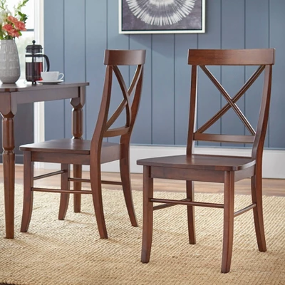 Set Of 2 Albury Cross Back Dining Chairs - Buylateral 6 Set Of 2 Albury Cross Back Dining Chairs - Buylateral - Image 6