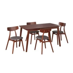 5pc Archer Rectangular Dining Set - Buylateral -Buylateral GUEST 68da7b69 d8cb 4977 8c7c b247da85596b