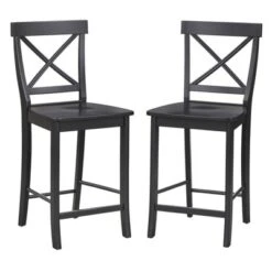Set Of 2 24" Albury Counter Height Barstools - Buylateral -Buylateral GUEST 69071755 2dde 483c b2e6 78ad799a5015