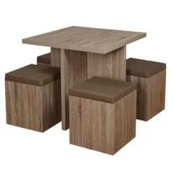 5pc Howard Dining Set With Storage Ottoman - Buylateral -Buylateral GUEST 6c5f44ab 6fec 47be 9bca 08c5b56154ae