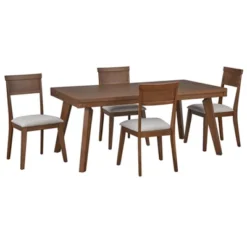 5pc Berea Rectangular Dining Set - Buylateral -Buylateral GUEST 72dda600 8a68 4d01 a6ed f326e1a06e64