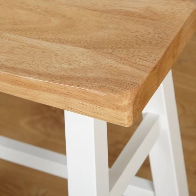 4Pc Galena Counter Height Dining Set White - Buylateral 6 4Pc Galena Counter Height Dining Set White - Buylateral - Image 6