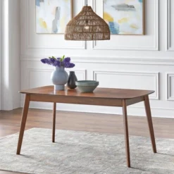 Wave Rectangular Butterfly Dining Table Walnut - Buylateral