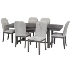 Riga Expandable Dining Set Gray - Buylateral 19 Riga Expandable Dining Set Gray - Buylateral -Buylateral GUEST 7724038d 5058 49fb 9bfa 5e004905e91a