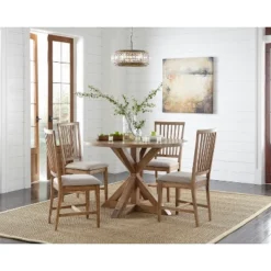 Charlotte Pedestal Dining Table Driftwood - Buylateral -Buylateral GUEST 794fd24c b8e7 44bc a88b 8a9c551ecc44