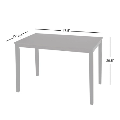 5pc Beverly Dining Set Black - Buylateral 4 5pc Beverly Dining Set Black - Buylateral - Image 4