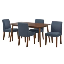 5pc Estelle Rectangular Dining Set - Buylateral -Buylateral GUEST 7fb0a8e0 35e5 490d 9ad3 a241cc7bd556