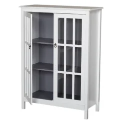 Portland Tall Cabinet White/Gray - Buylateral -Buylateral GUEST 838f0dc0 2dd0 4a11 8e80 18946088f53c