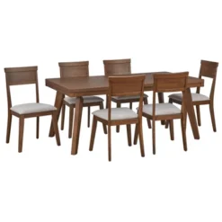 7pc Berea Rectangular Dining Set - Buylateral -Buylateral GUEST 84d4e32a 8afb 4d35 bbad 2c23a8ec74da