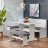 3pc Polly Upholstered Nook Dining Set - Buylateral