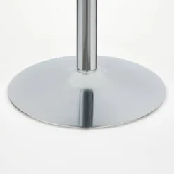 Raleigh Retro Bar Height Pub Dining Table White/Chrome - Buylateral -Buylateral GUEST 88c5e769 0b8a 4ffa b13a 515190d3d310