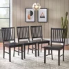 Set Of 4 Contemporary Shaker Dining Chairs - Buylateral