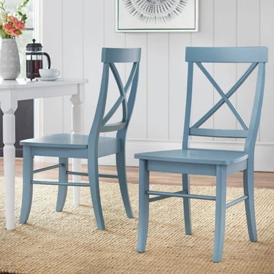 Set Of 2 Albury Cross Back Dining Chairs - Buylateral 5 Set Of 2 Albury Cross Back Dining Chairs - Buylateral - Image 5