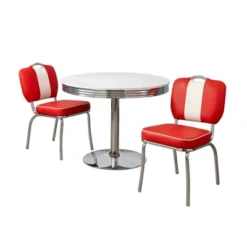 3pc Raleigh Retro Dining Set - Buylateral -Buylateral GUEST 8c2e72c1 1c20 47a8 b60b f329ce43f9bc