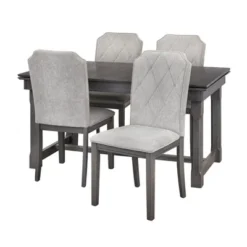 Riga Expandable Dining Set Gray - Buylateral 18 Riga Expandable Dining Set Gray - Buylateral -Buylateral GUEST 8dc7d1bd d2b5 4455 92ee 1ee65b044e97