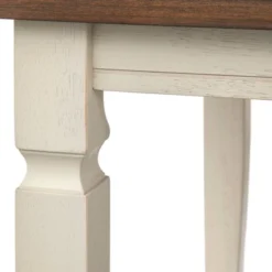 5pc Maryland Extendable Dining Table Set Walnut/White - Buylateral -Buylateral GUEST 92e9ac63 372e 41c8 b40e 31f8798a700b