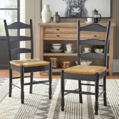 Set Of 2 Ladder Back Dining Chairs - Buylateral -Buylateral GUEST 98822033 dbea 465f bf78 4e8a5aa79418
