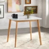 Perla Dining Table White/Natural - Buylateral