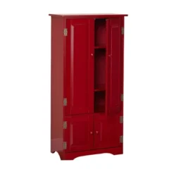 Tall Storage Cabinet Red - Buylateral -Buylateral GUEST 9bcff1b5 1693 4f86 8f99 d4cf2a24a749