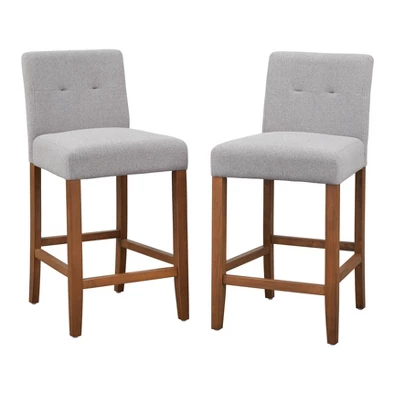 24" Set Of 2 Crawford Counter Height Barstools - Buylateral 6 24" Set Of 2 Crawford Counter Height Barstools - Buylateral - Image 6