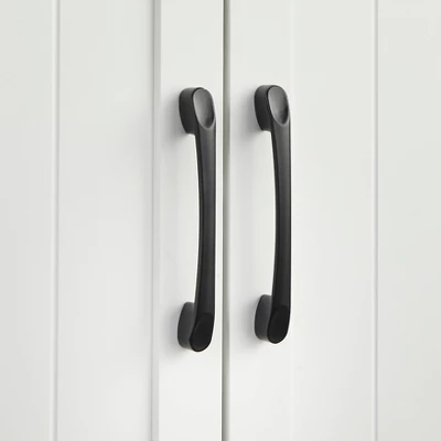 Dalton 2 Door Buffet Cabinet White/Charcoal Gray - Buylateral 7 Dalton 2 Door Buffet Cabinet White/Charcoal Gray - Buylateral - Image 7