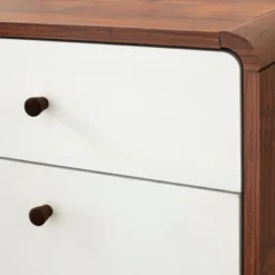Cassie 2 Drawer File Cabinet White/Walnut - Buylateral 7 Cassie 2 Drawer File Cabinet White/Walnut - Buylateral -Buylateral GUEST afef1f9a 0769 4b95 9679 ec63048ae7f5
