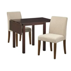3pc Estelle Drop Leaf Dining Set - Buylateral -Buylateral GUEST b33cf41a 880c 4004 85f4 177fb264b243