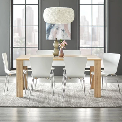 Mandy Dining Table Natural/White - Buylateral 2 Mandy Dining Table Natural/White - Buylateral - Image 2