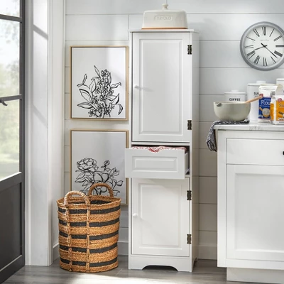 Brighton Kitchen Storage Pantry Cabinet White - Buylateral 3 Brighton Kitchen Storage Pantry Cabinet White - Buylateral - Image 3