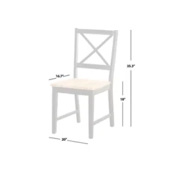 Set Of 2 Virginia Crossback Dining Chairs - Buylateral -Buylateral GUEST c5ddf353 96f8 4f50 a90d 853cde055b4a