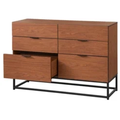 Noble 6 Drawers Dresser Walnut - Buylateral -Buylateral GUEST c6fc4f48 25ea 4774 8a05 984087dbf6e0