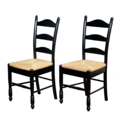 Set Of 2 Ladder Back Dining Chairs - Buylateral -Buylateral GUEST cdfcd408 4229 4278 9688 642ea6e7ac86