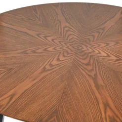 Jonas Round Dining Table Light Walnut/Black - Buylateral 5 Jonas Round Dining Table Light Walnut/Black - Buylateral -Buylateral GUEST ce3ccf71 90d5 4091 8e11 6774706746ce