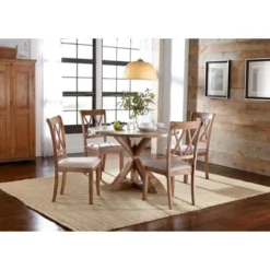 Charlotte Pedestal Dining Table Driftwood - Buylateral -Buylateral GUEST d21cde1c 4d51 4292 918a 7c3b0f90c05f 2