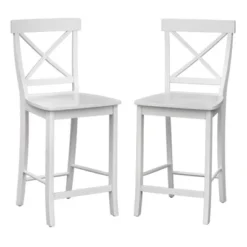 Set Of 2 24" Albury Counter Height Barstools - Buylateral -Buylateral GUEST d6ac70eb ef97 48a7 af78 cfbf63846544