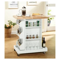 Hampton Kitchen Cart White - Buylateral -Buylateral GUEST e0e77810 4de0 4e93 91e6 dceafa29ec89