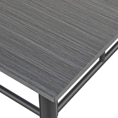 5pc Liv Rectangular Dining Set Black/Gray - Buylateral 2 5pc Liv Rectangular Dining Set Black/Gray - Buylateral - Image 2